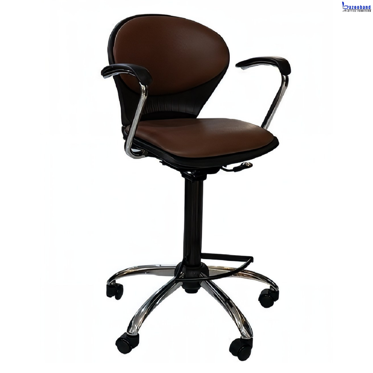 صندلی فایبر گلاس گردان مدل صدفی