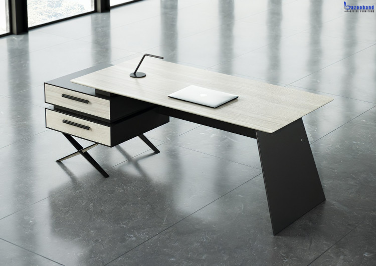 میز مدیریت ترکیب ام دی اف و پایه فلزی کد 1006