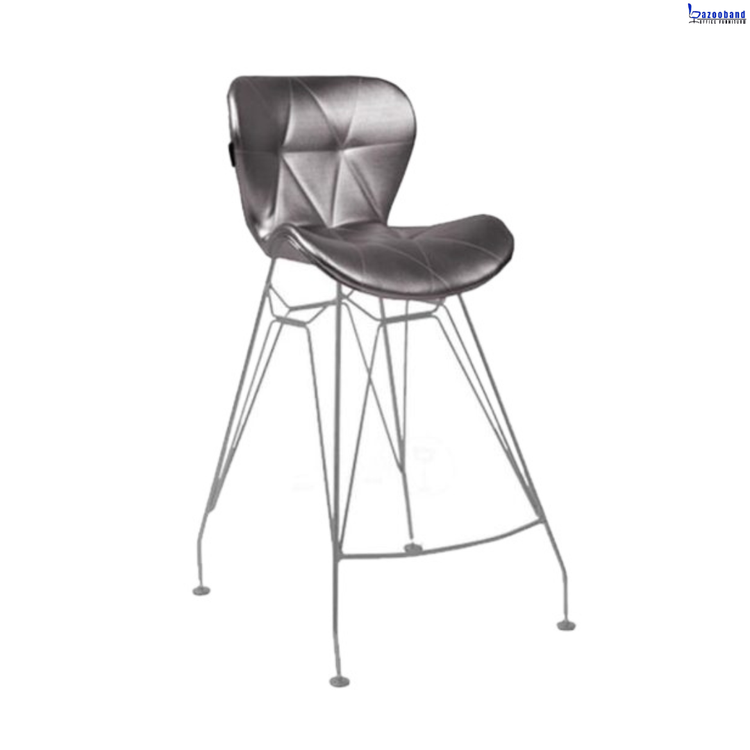 صندلی کانتر طرح زین اسبی با پایه عنکبوتی