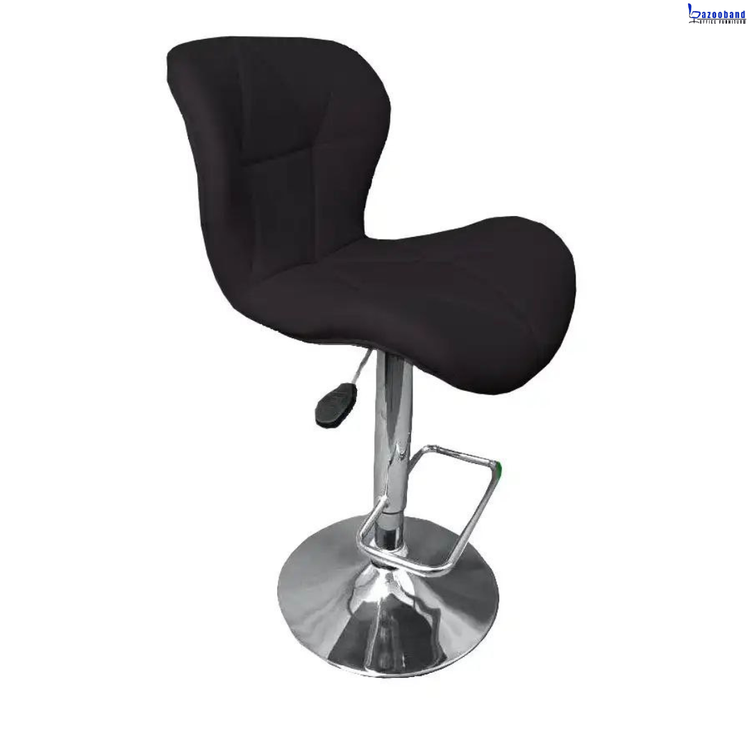 صندلی کانتر طرح زین اسبی با پایه جک دار