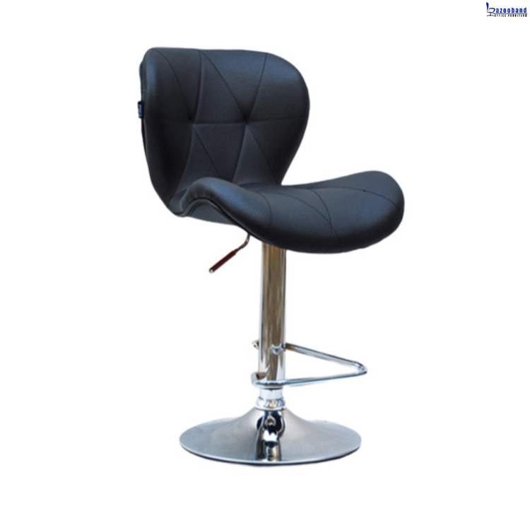 صندلی کانتر طرح زین اسبی با پایه جکدار