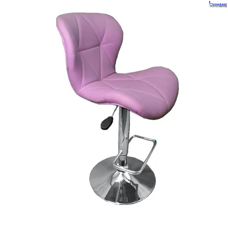 صندلی کانتر طرح زین اسبی با پایه جک دار