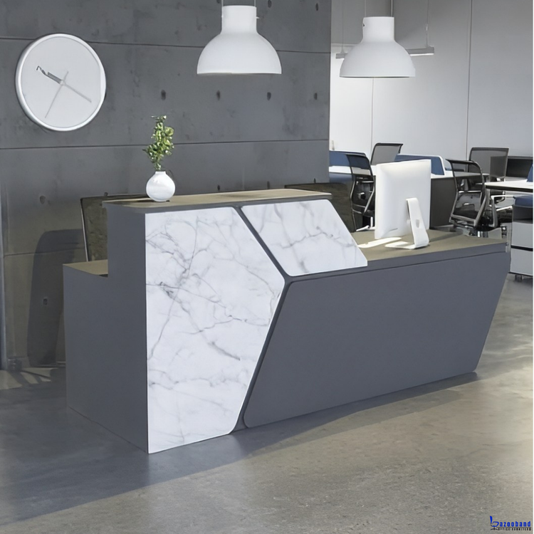 میز کانتر و پذیرش ام دی اف کد R100