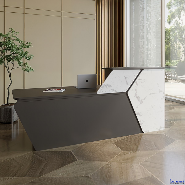 میز کانتر و پذیرش ام دی اف کد R100