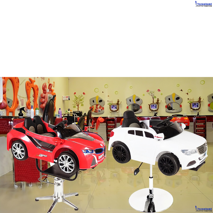 صندلی آرایشگاهی کودک طرح ماشین