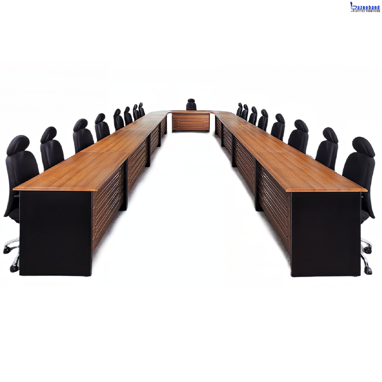 میز کنفرانس ام دی اف با روکش وکیوم کد 535