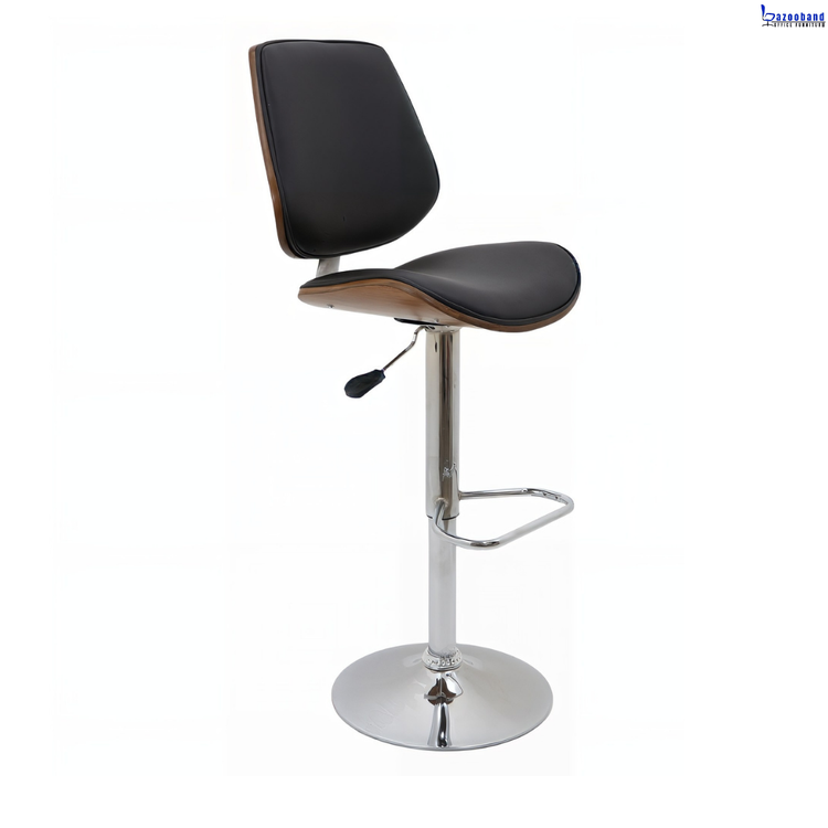 صندلی کانتر چوبی جک دار کد E804