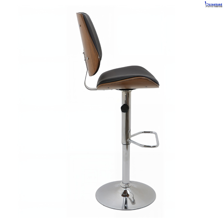 صندلی کانتر چوبی جک دار کد E804