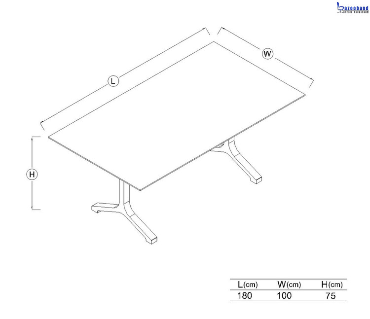 میز کنفرانسی بزرگ کد 5009
