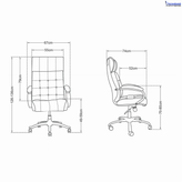 صندلی مدیریتی گردان کد T6000