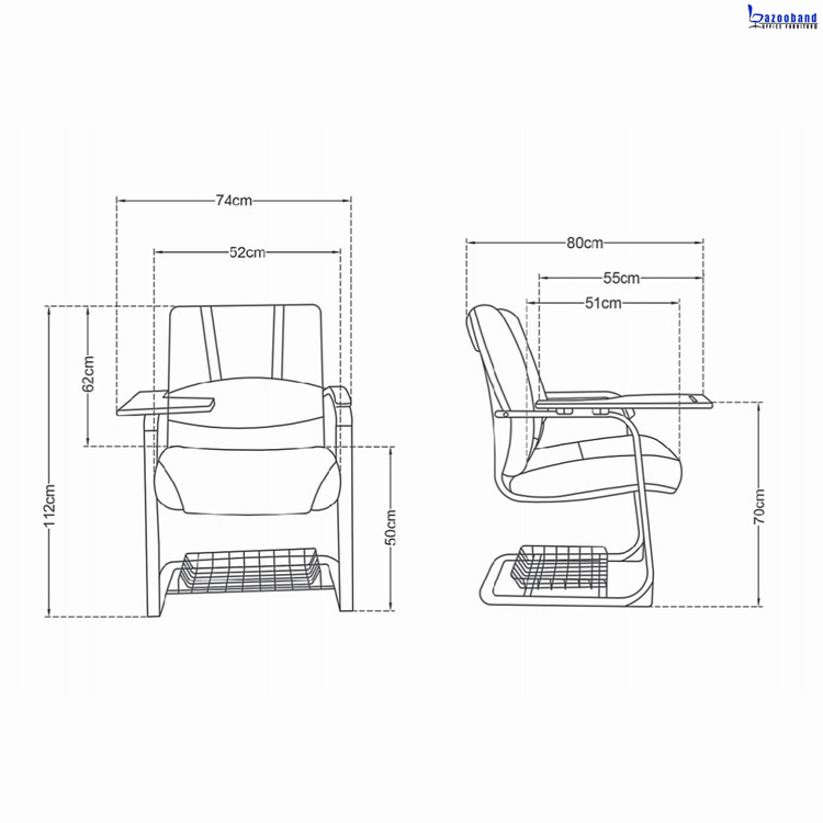 صندلی آموزشگاهی کد TS-RD