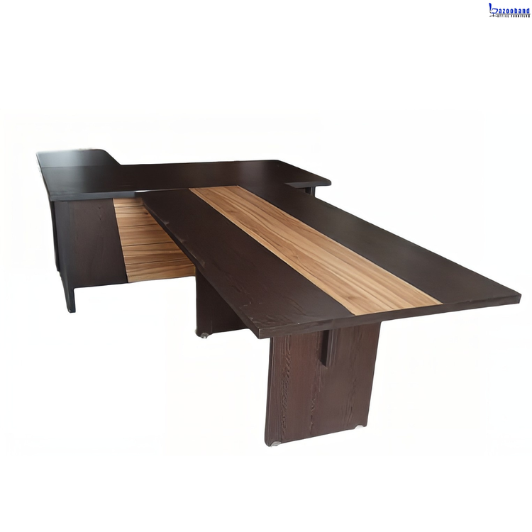 میز اداری ام دی اف با ال همسطح کد ۱۷۰