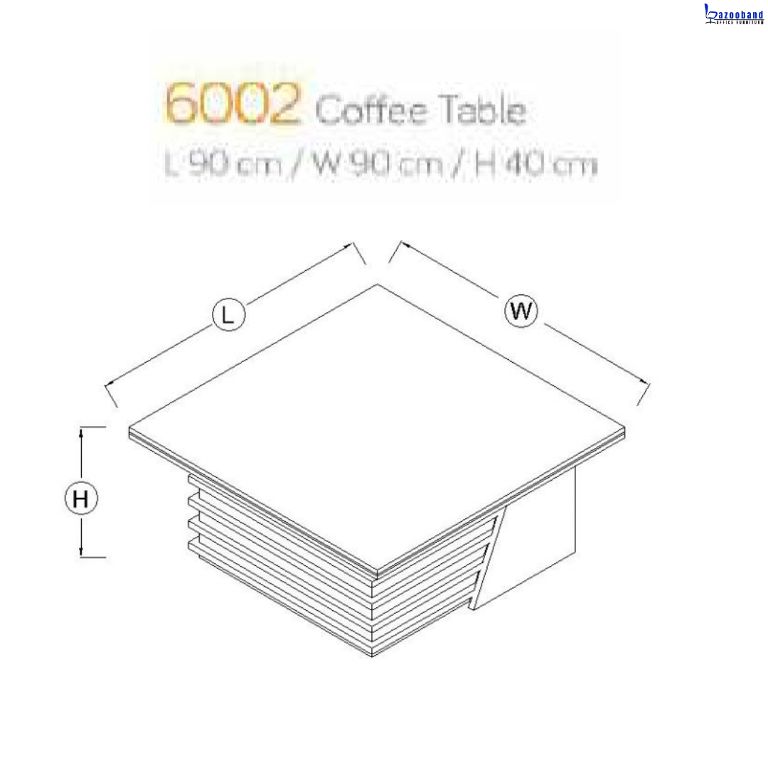 میز جلو مبلی یا کافی تیبل کد 6002