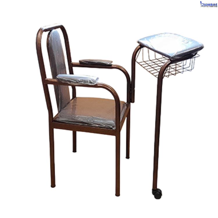 میز و صندلی نماز لوله ای سبد دار