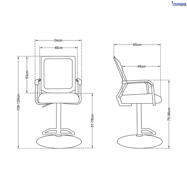 صندلی کانتر جک دار کد OP530