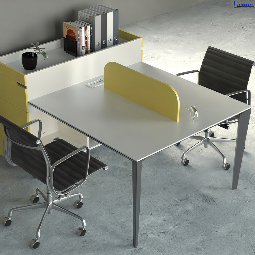 میز کارگروهی اداری پایه فلزی کد F117