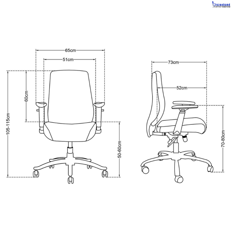 صندلی کارشناسی کد B330