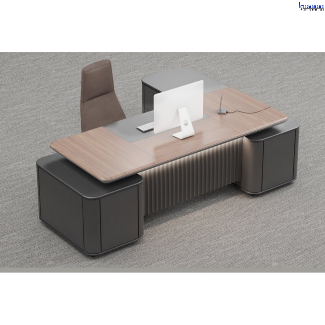 میز مدیریت ام دی اف مدرن کد 1016