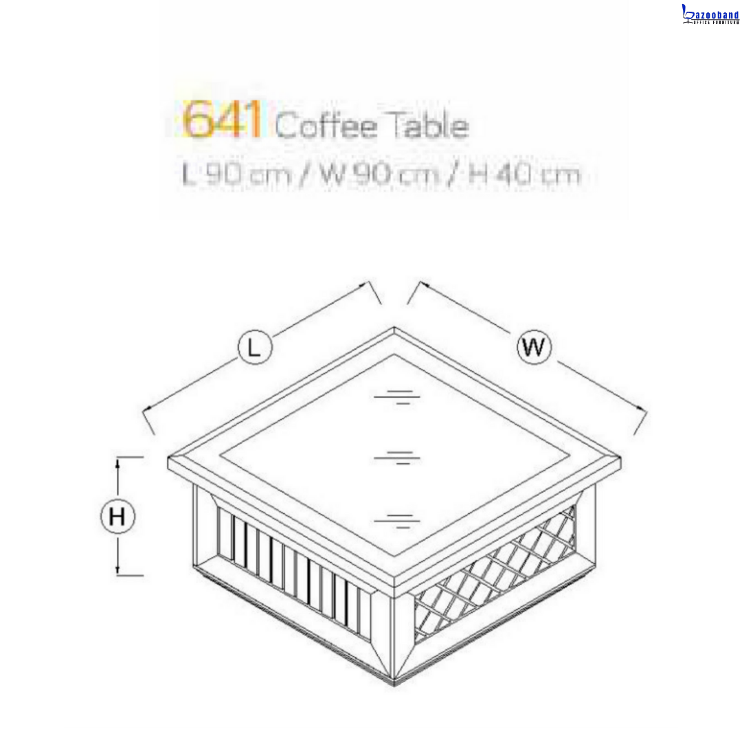 میز جلو مبلی یا کافی تیبل کد 641