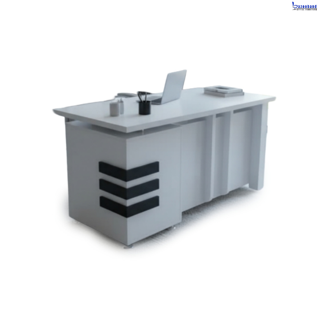 میز اداری ملامینه و ام دی اف مدل لوتوس