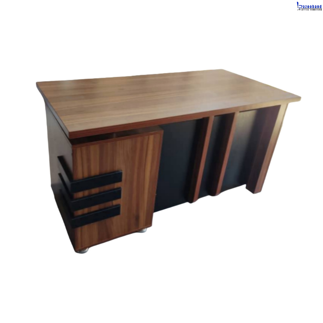 میز اداری ملامینه و ام دی اف مدل لوتوس