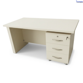 میز اداری ملامینه و ام دی اف مدل لوتوس