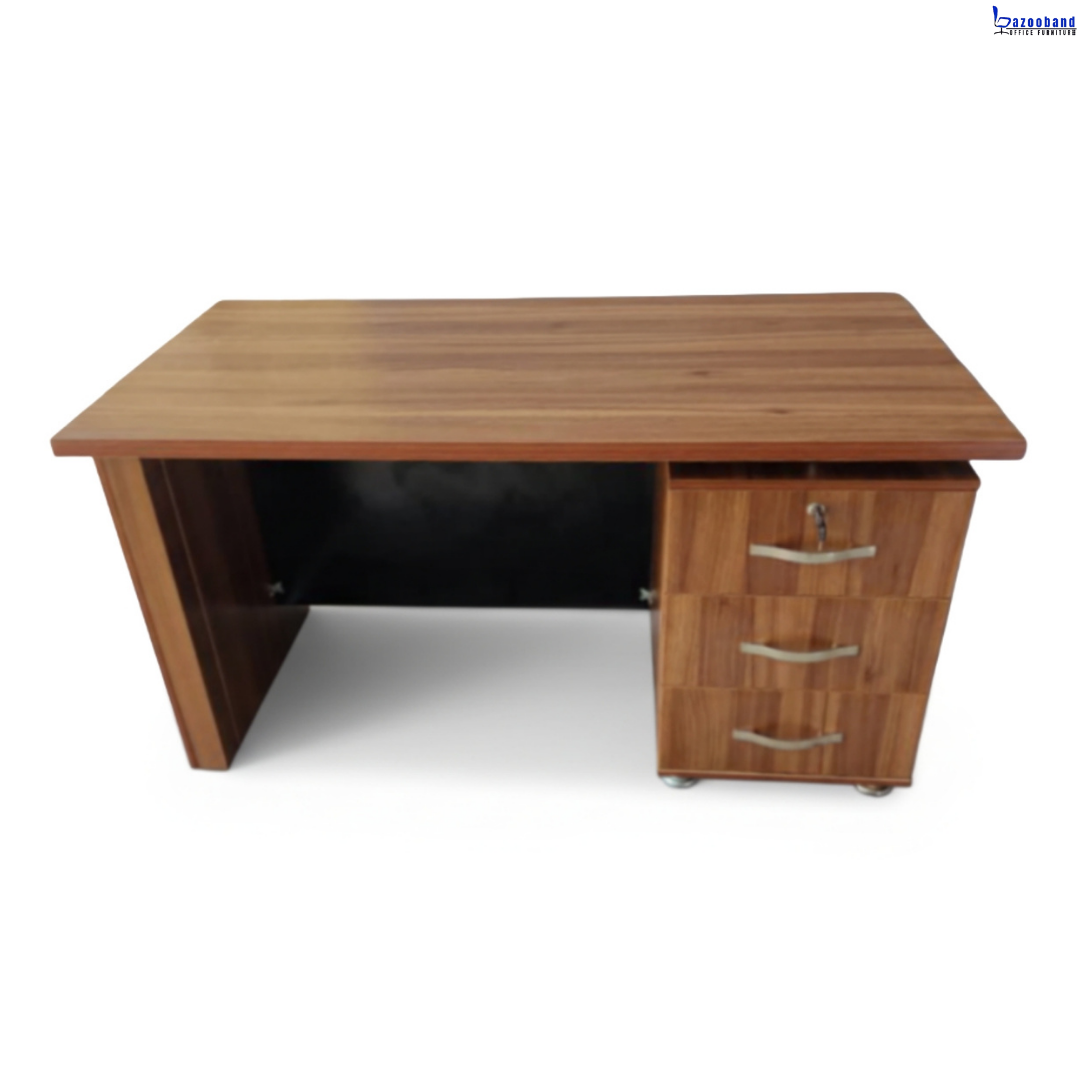 میز اداری ملامینه و ام دی اف مدل لوتوس