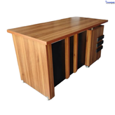 میز اداری ملامینه و ام دی اف مدل لوتوس