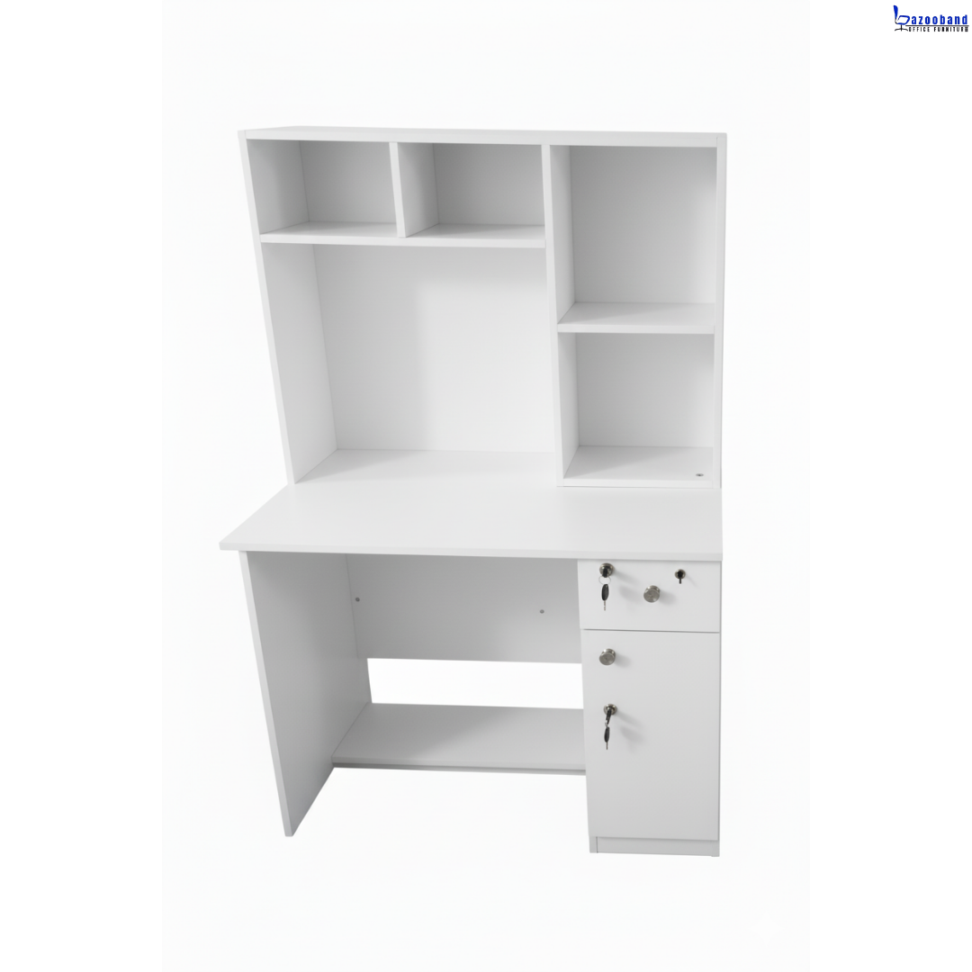 میز مطالعه کتابخانه دار