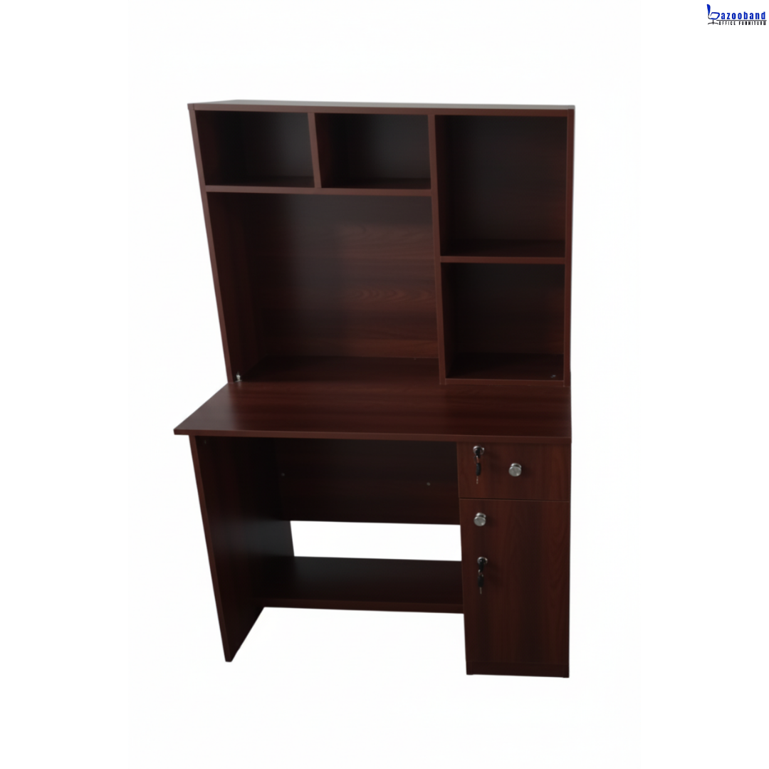 میز مطالعه کتابخانه دار