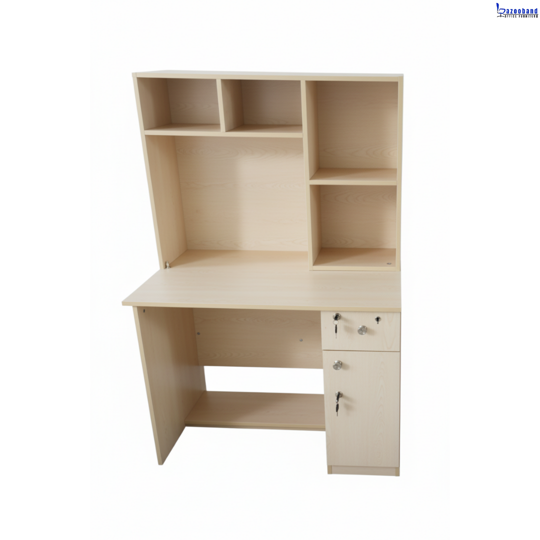 میز مطالعه کتابخانه دار