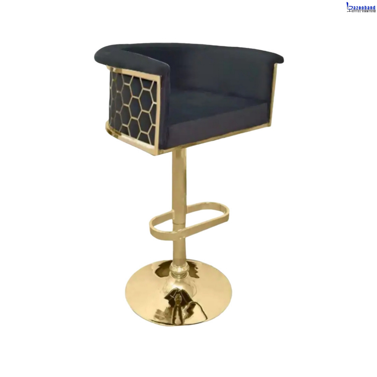 صندلی کانتر مدل زنبوری پایه جک دار