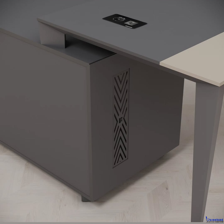 میز مدیریت ام دی اف روکش ملامینه کد 329V