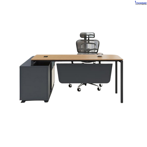 میز اداری تلفیق ام دی اف و فریم فلزی با کد 150