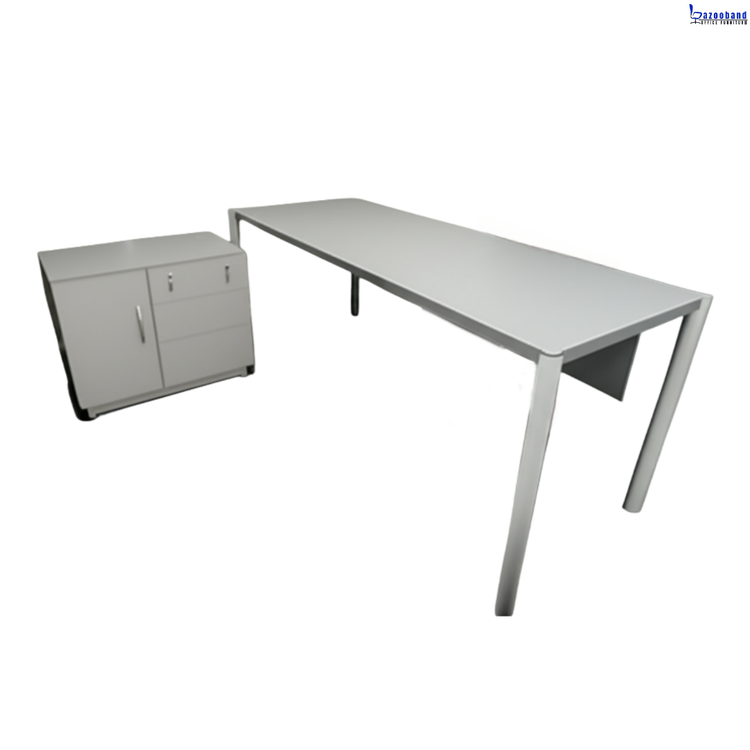 میز اداری پایه فلزی کد F118