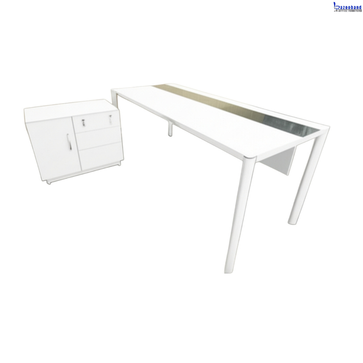 میز اداری پایه فلزی کد F118