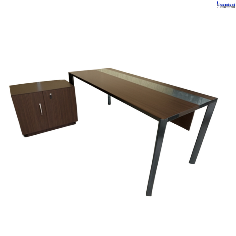 میز اداری پایه فلزی کد F118