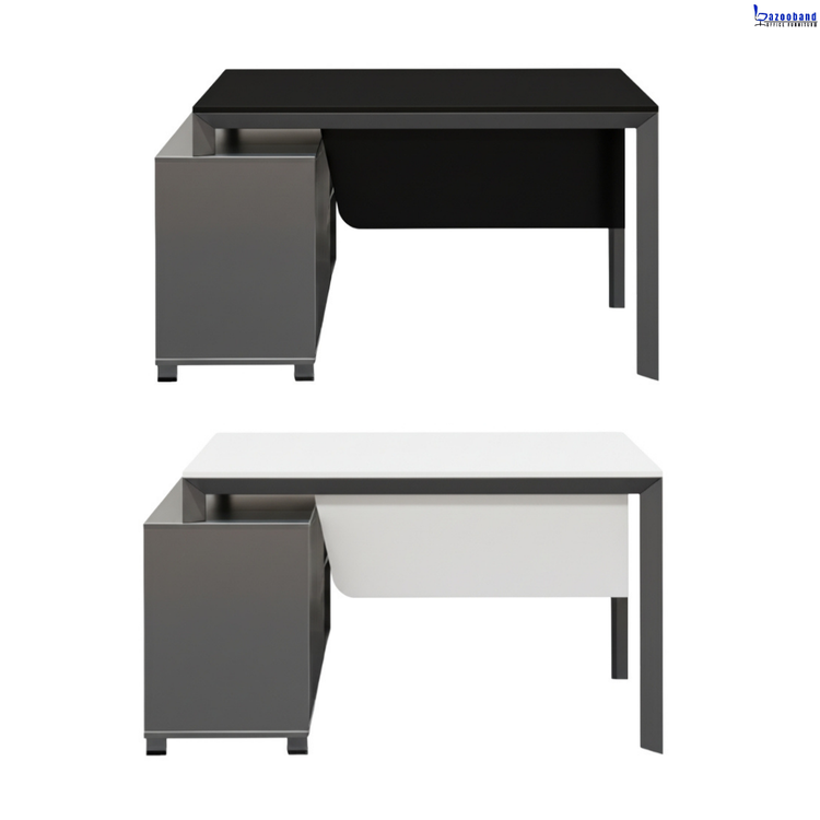 میز اداری ام دی اف با فریم فلزی کد 246