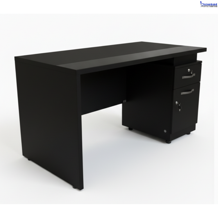 میز اداری ملامینه و ام دی اف مدل لوتوس