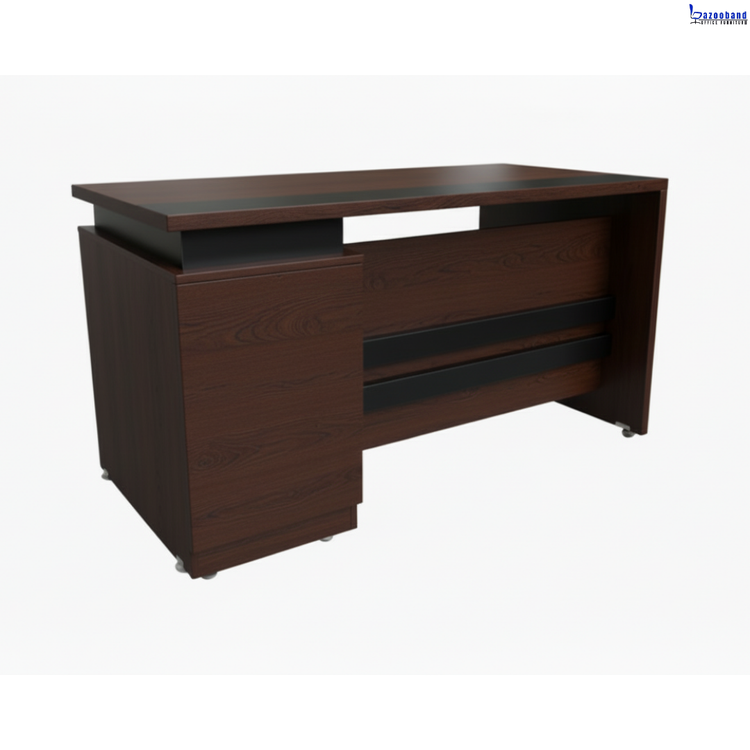 میز اداری ملامینه و ام دی اف مدل لوتوس