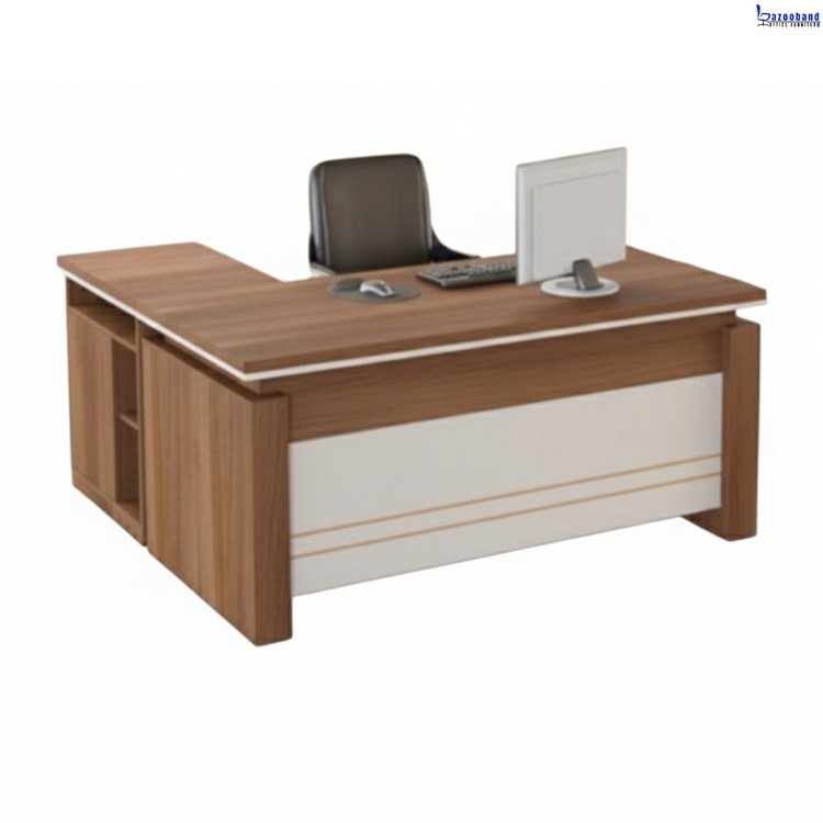 میز اداری مدل حافظ با پایه باکسی