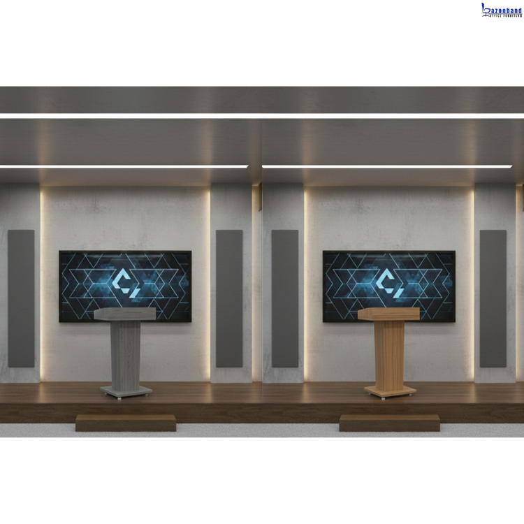 میز تریبون ام دی اف و روکش ملامینه