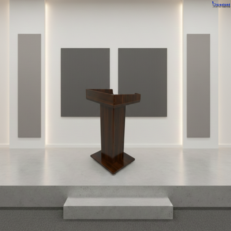 میز تریبون ام دی اف و روکش ملامینه