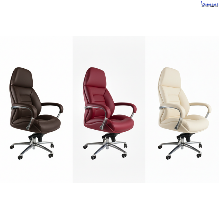 صندلی مدیریتی چرخدار دارای جک تنظیم ارتفاع با کد T03-A