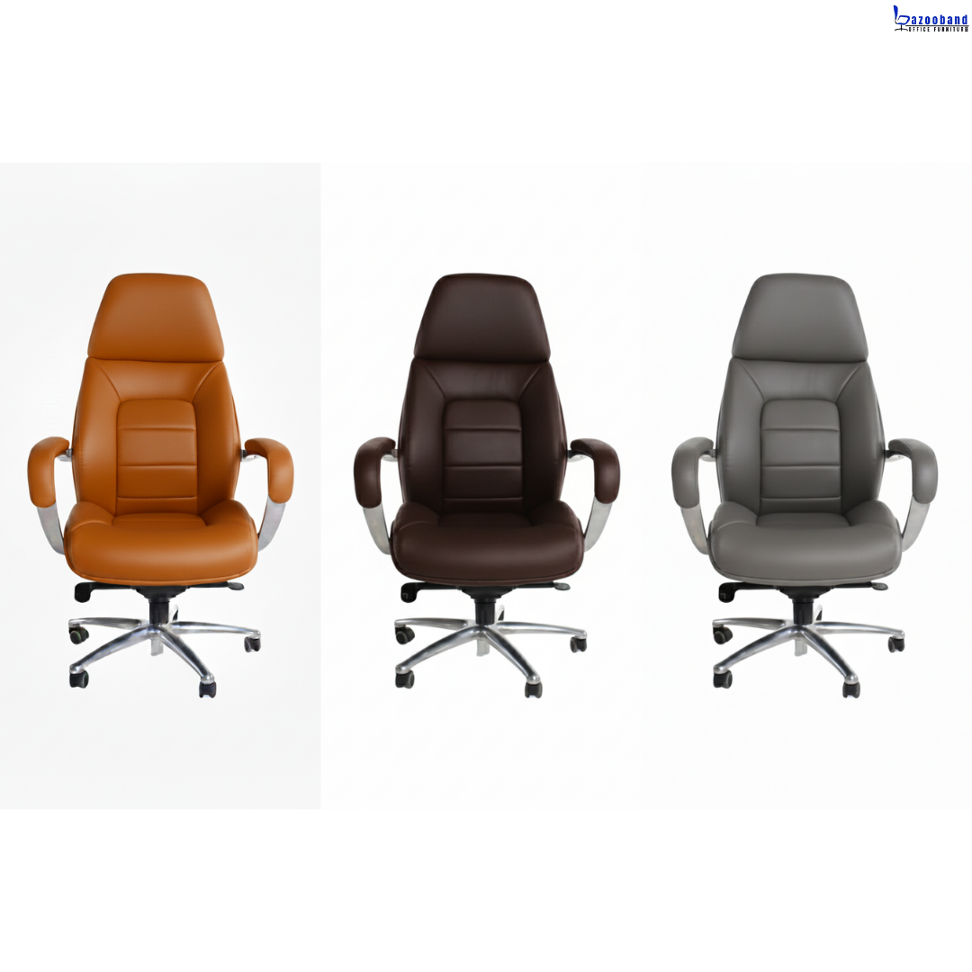 صندلی مدیریتی چرخدار دارای جک تنظیم ارتفاع با کد T03-A