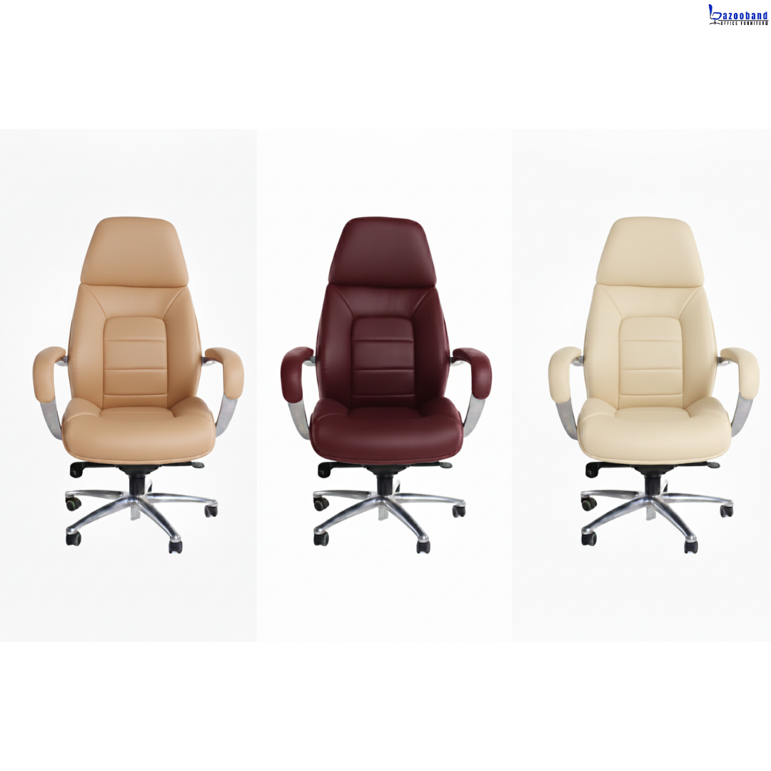 صندلی مدیریتی چرخدار دارای جک تنظیم ارتفاع با کد T03-A