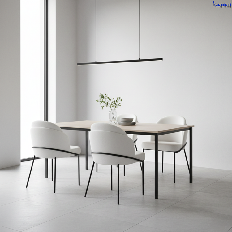 صندلی پایه ثابت مدل کاپرا کد E715