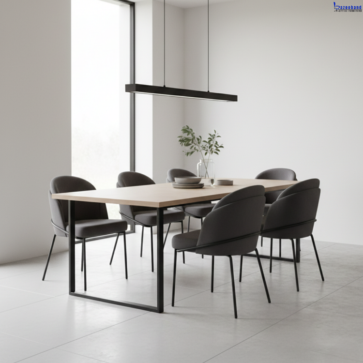 صندلی پایه ثابت مدل کاپرا کد E715