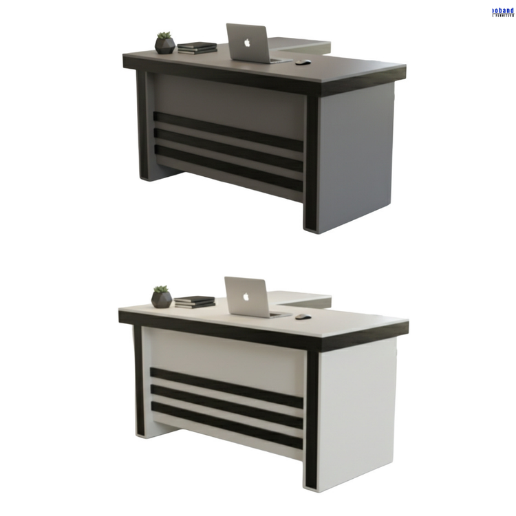 میز اداری با ال همسطح و پایه باکسی مقاوم