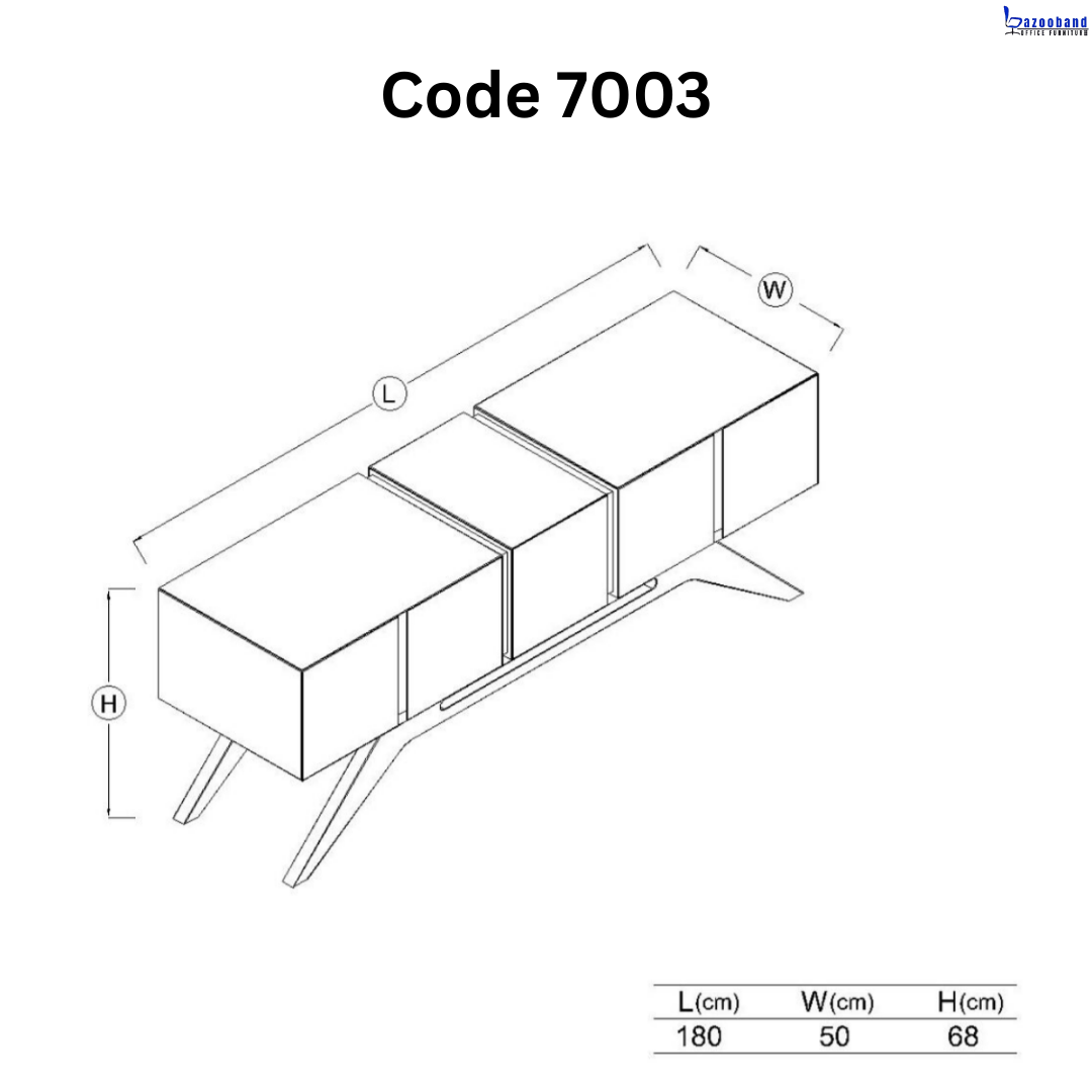 کتابخانه اداری ام دی اف کد 7003